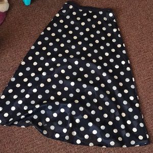 Navy blue maxi skirt